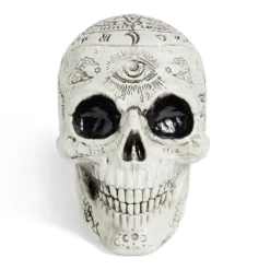 Décoration Halloween Spirit tête de mort à poser 15x11xH15cm-Gifi New