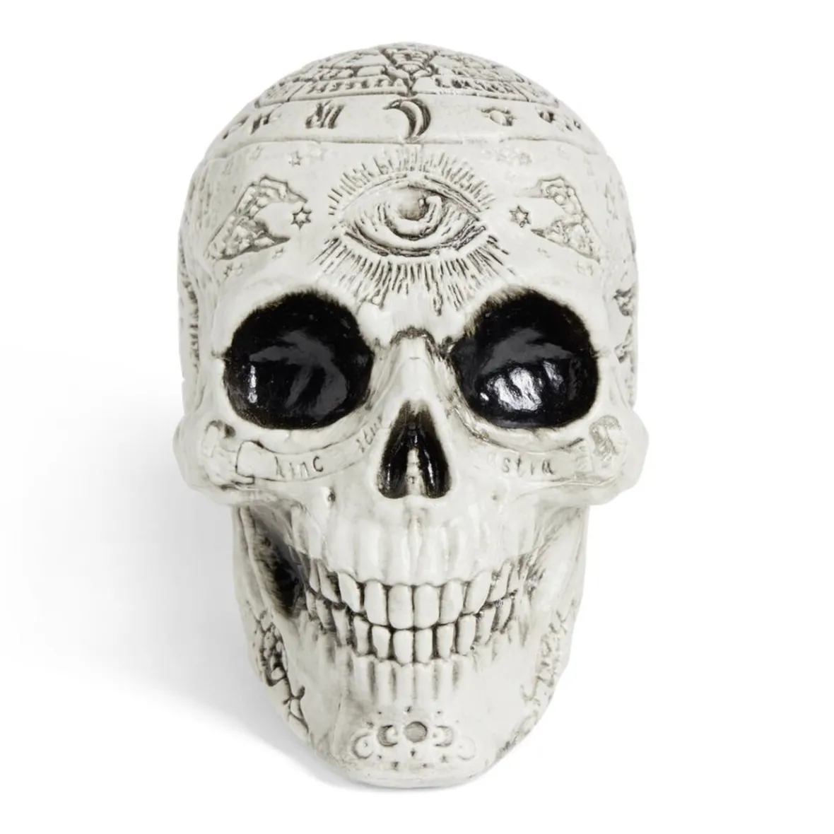 Décoration Halloween Spirit tête de mort à poser 15x11xH15cm-Gifi New