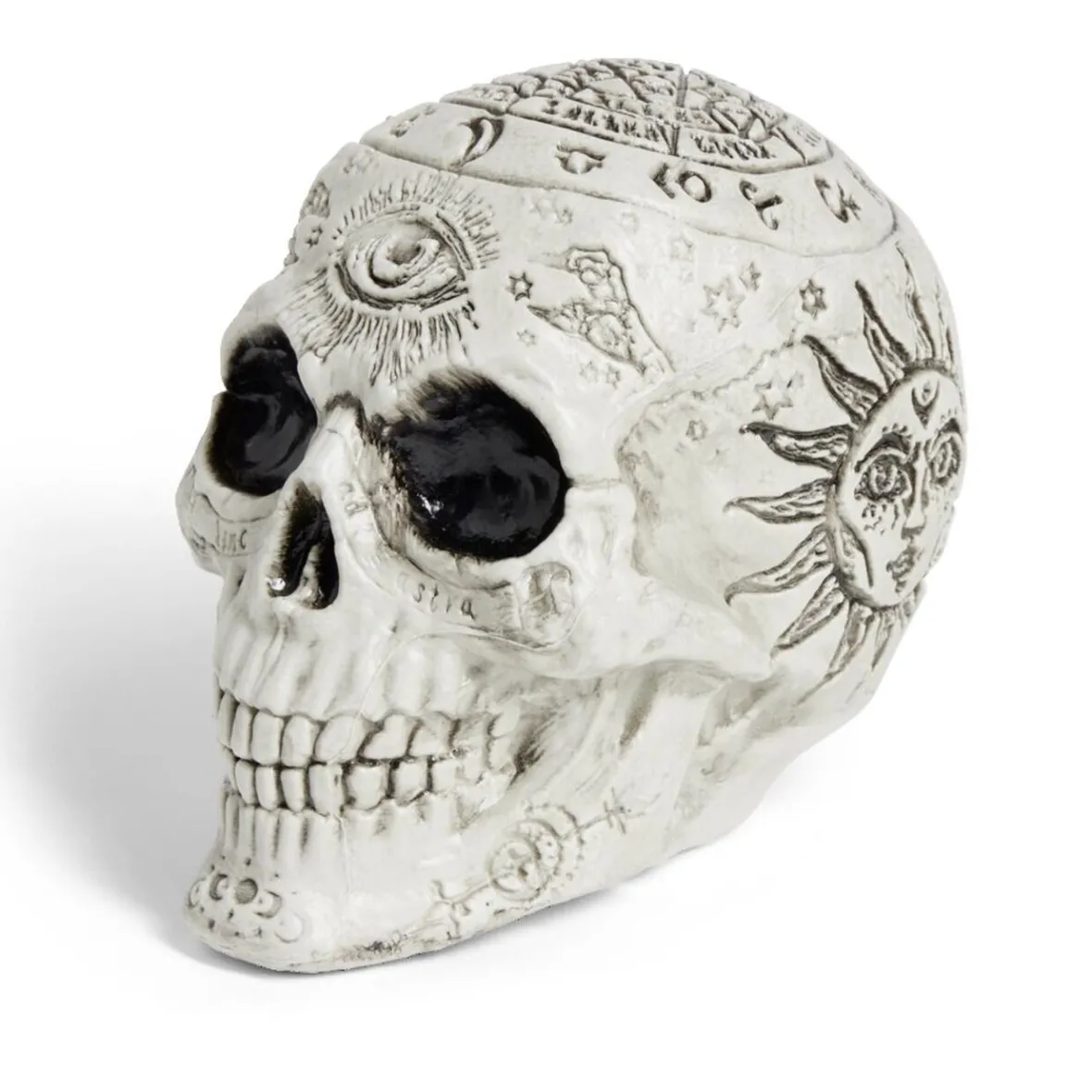 Décoration Halloween Spirit tête de mort à poser 15x11xH15cm-Gifi New