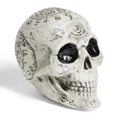 Décoration Halloween Spirit tête de mort à poser 15x11xH15cm-Gifi New