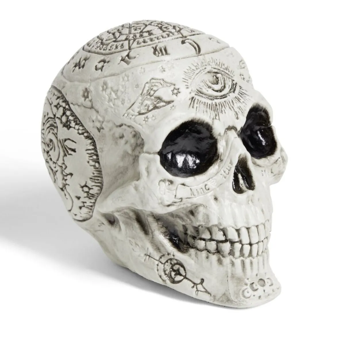 Décoration Halloween Spirit tête de mort à poser 15x11xH15cm-Gifi New