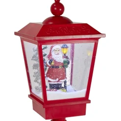 Décoration lanterne Père Noël sonore et animé H1,50m-Gifi Discount