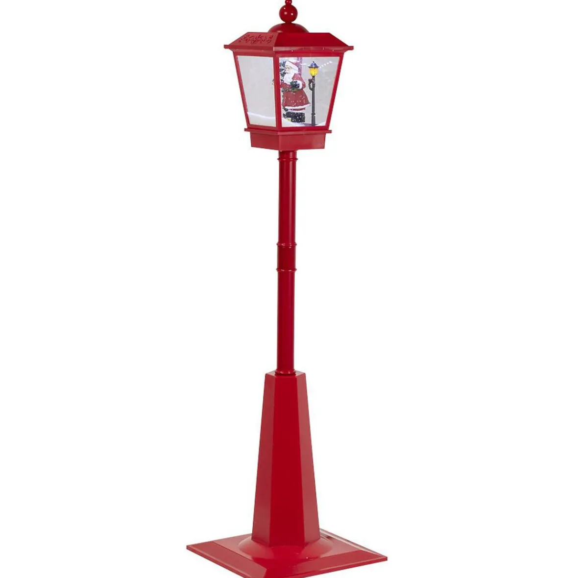 Décoration lanterne Père Noël sonore et animé H1,50m-Gifi Discount