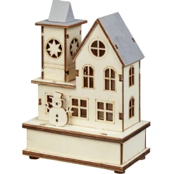 Décoration lumineuse, bois-Gifi Online