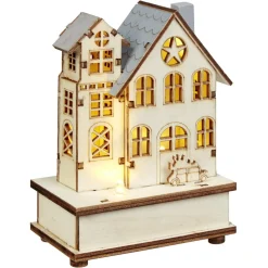 Décoration lumineuse, bois-Gifi Online