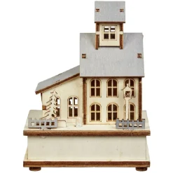 Décoration lumineuse, bois-Gifi Online