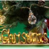 Décoration lumineuse Christmas corde bois 35 LED-Gifi Online