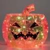Décoration lumineuse Halloween LED USB tête de citrouille Ø20xH17cm-Gifi Best
