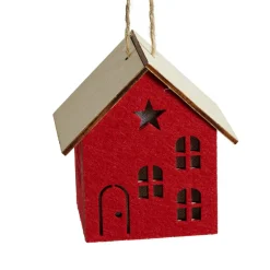 Décoration lumineuse maison de Noël à piles - 3 coloris-Gifi Clearance