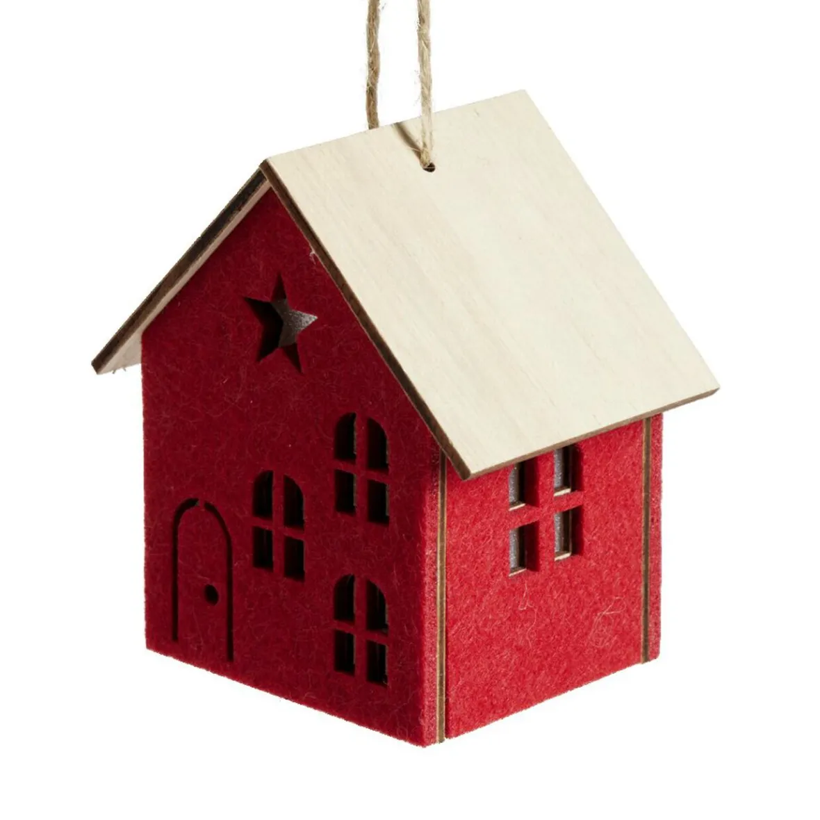 Décoration lumineuse maison de Noël à piles - 3 coloris-Gifi Clearance