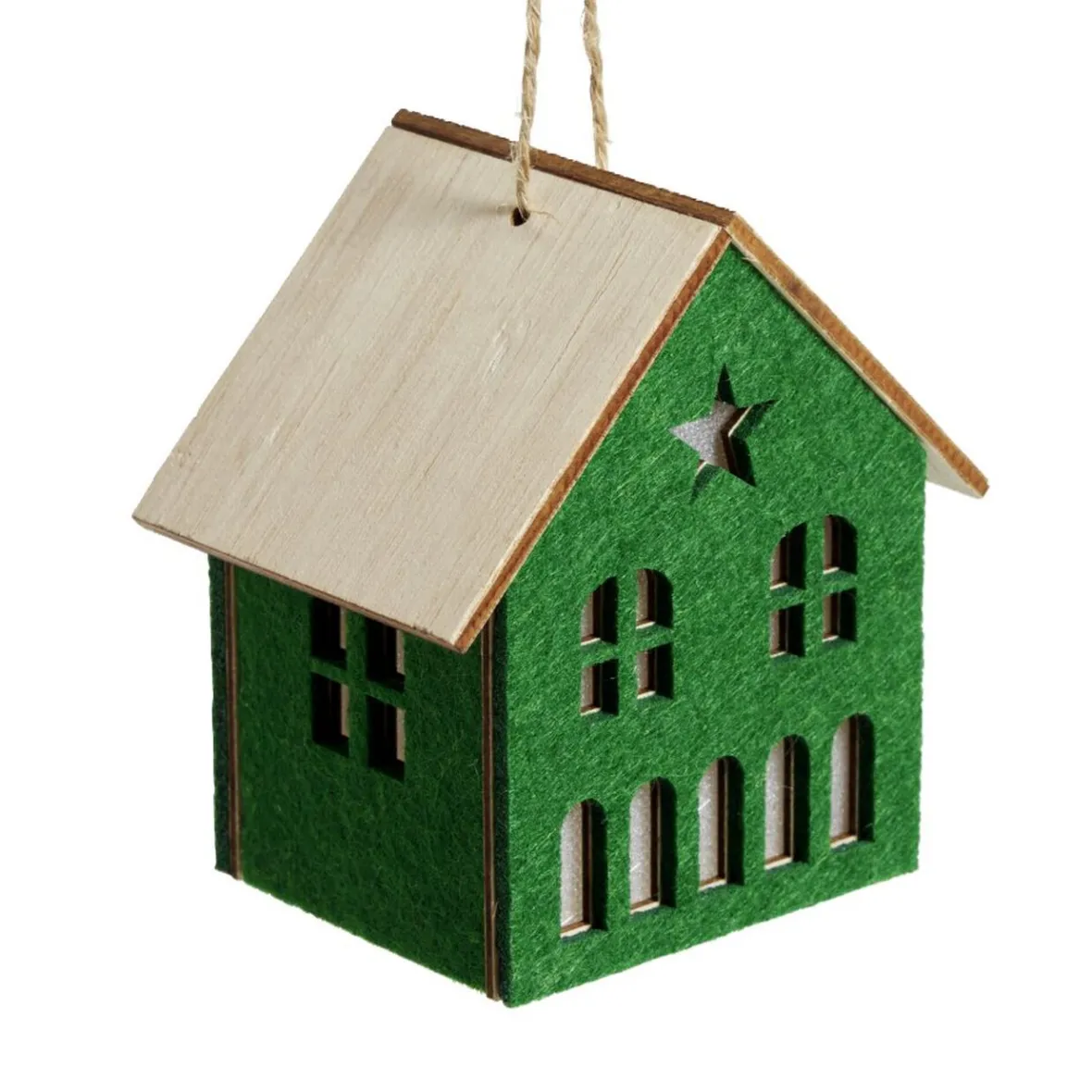 Décoration lumineuse maison de Noël à piles - 3 coloris-Gifi Clearance