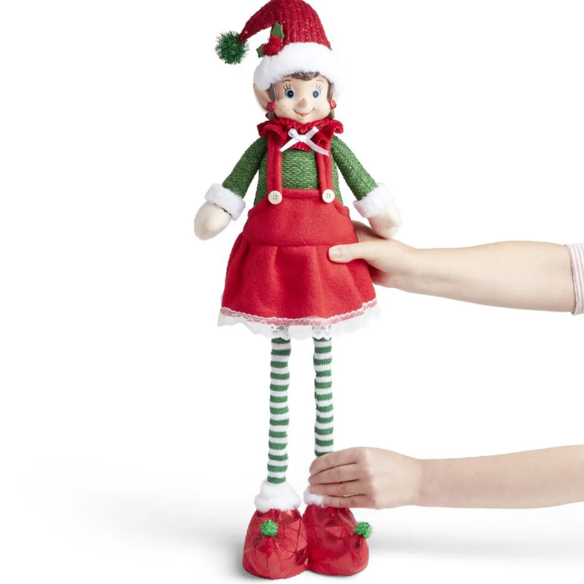 Décoration lutin farceur jambes extensibles H80cm-Gifi Discount