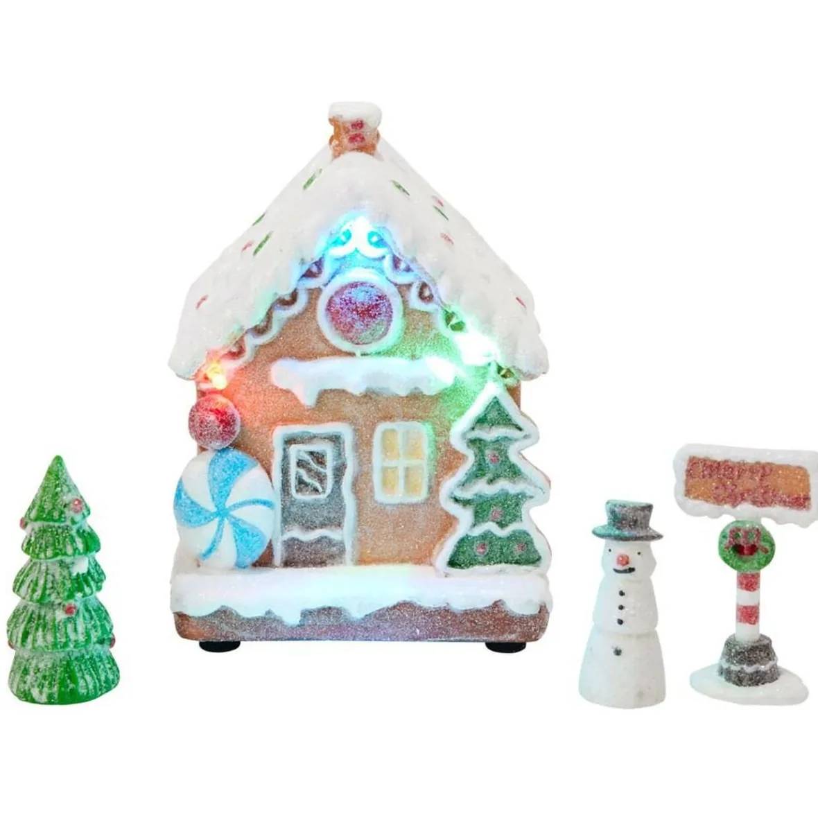 Décoration maison lumineuse de Noël avec figurines-Gifi Best