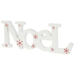 Décoration NOEL à poser blanche-Gifi