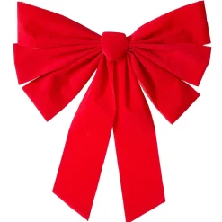 Décoration noeud de Noël plastique rouge-Gifi Hot