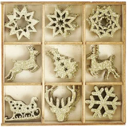 Décoration Noël bois x36-Gifi