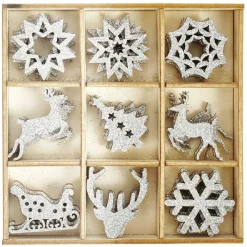 Décoration Noël bois x36-Gifi