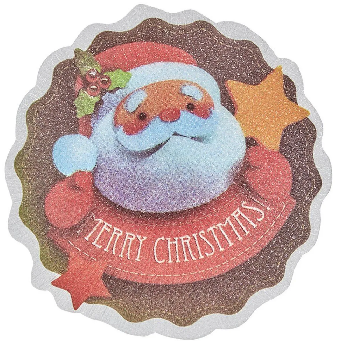 Décoration noël de fenêtre lumineuse 1LED, pvc-Gifi Online