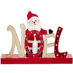 Décoration Noël lumineuse en bois-Gifi Discount