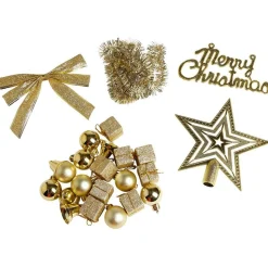 Décoration Noël paillette x24 - argenté/doré/rouge-Gifi Clearance