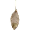 Décoration plume à bout doré à suspendre-Gifi Hot