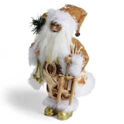 Décoration Père Noël à poser doré H30cm-Gifi Best