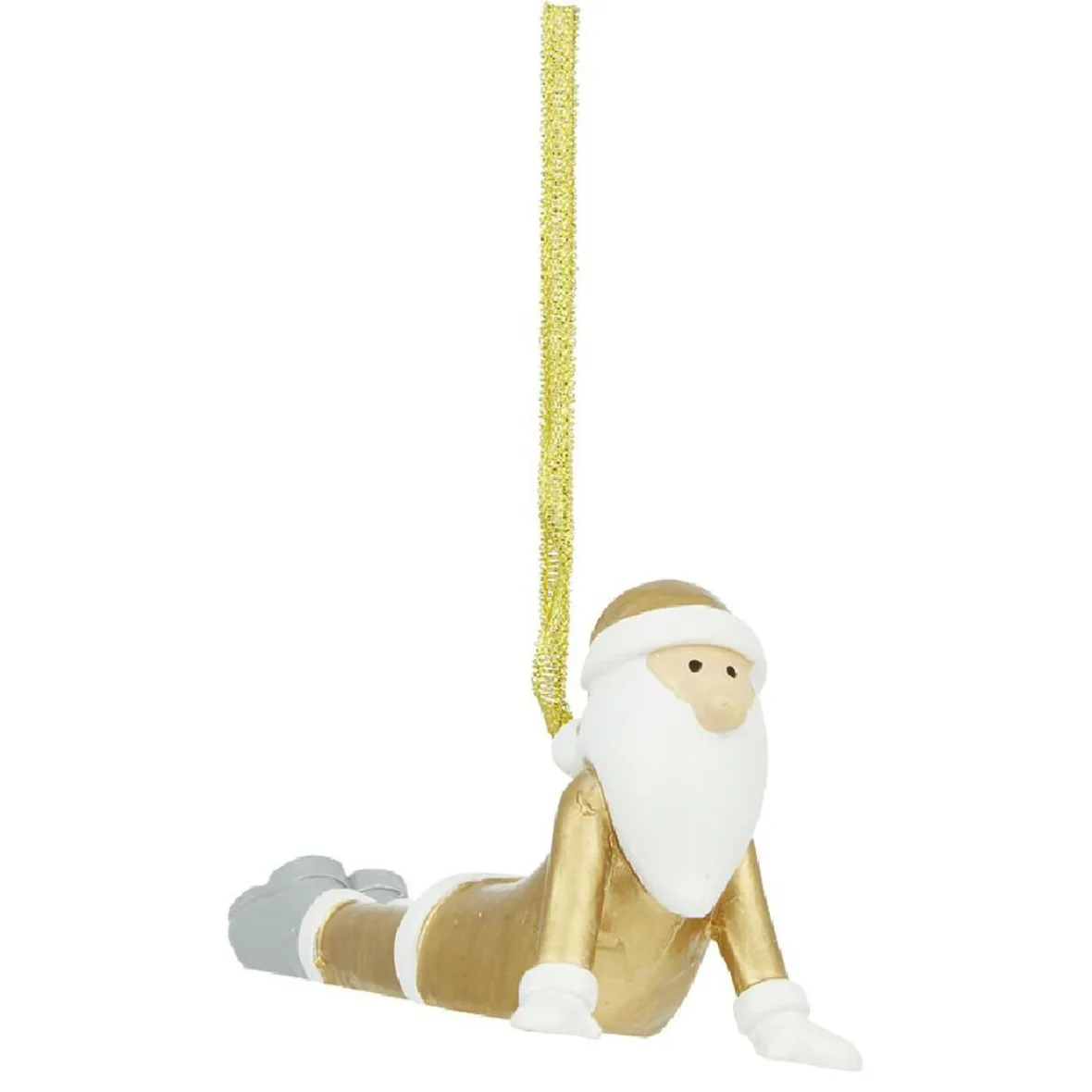 Décoration Père Noël Yoga à suspendre-Gifi Discount