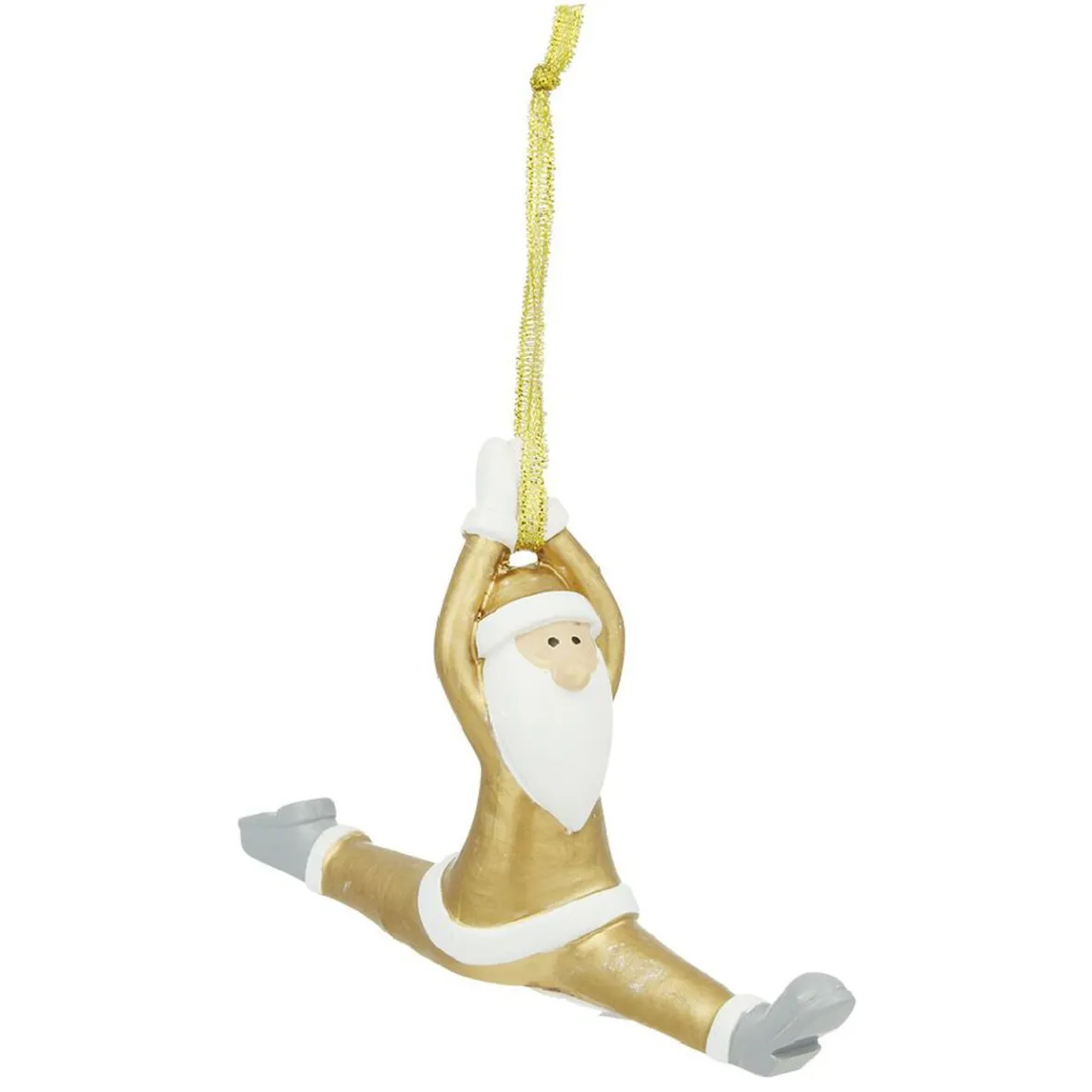 Décoration Père Noël Yoga à suspendre-Gifi Discount