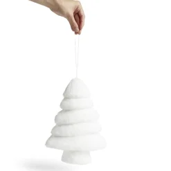 Décoration sapin de Noël blanc-Gifi