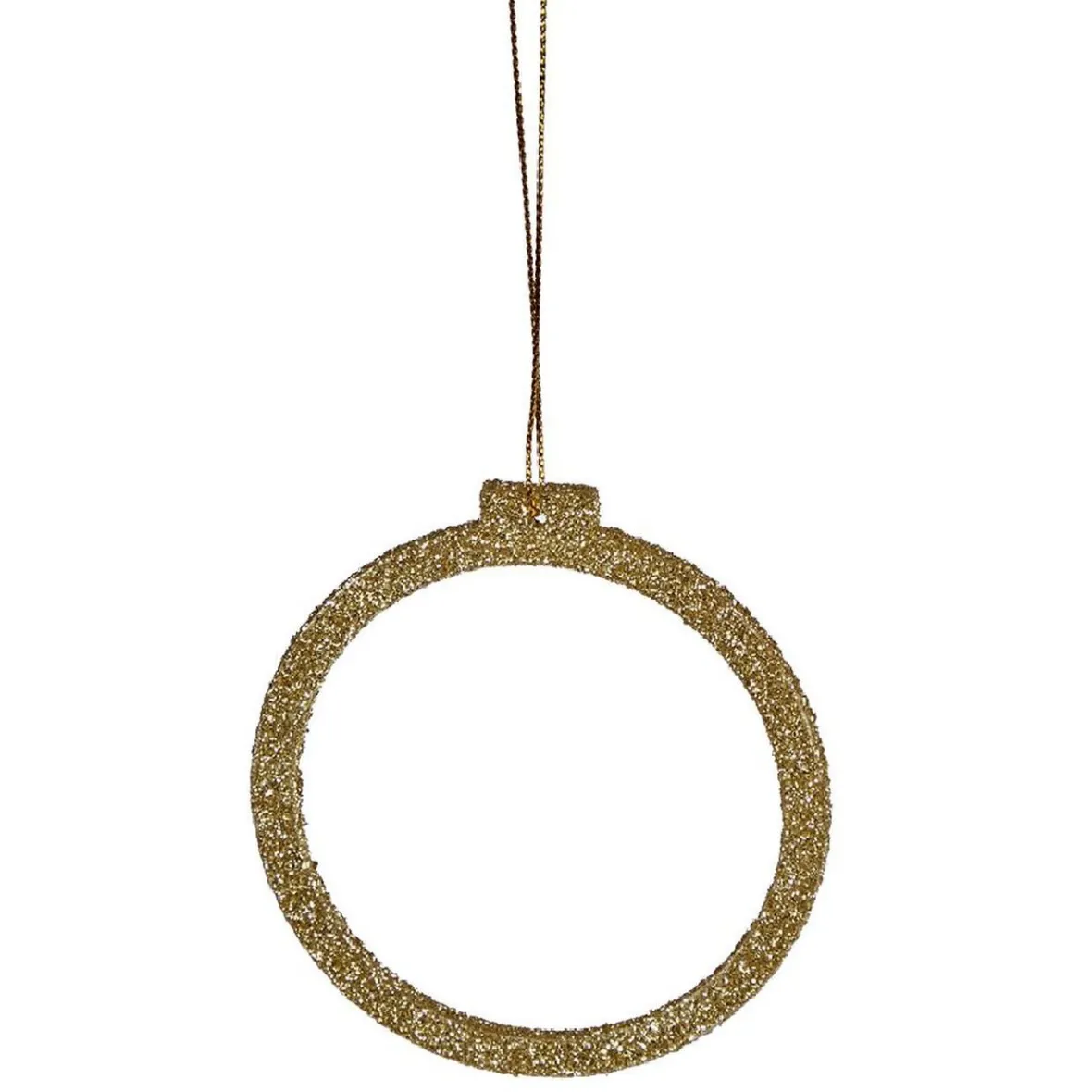 Décoration sapin Noël à suspendre étoile/sapin/boule doré x6-Gifi New