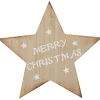 Décoration étoile Noël en bois à poser Merry Christmas-Gifi Best