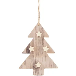 Décoration étoile sapin de Noël à suspendre naturelle-Gifi Hot