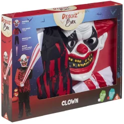 Deguiz'box enfant Halloween clown démoniaque 7/10 ans-Gifi Clearance