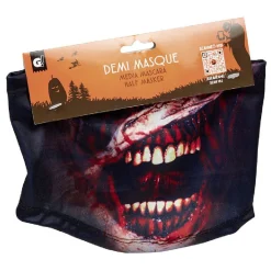 Demi masque imprimé zombie Halloween-Gifi Outlet
