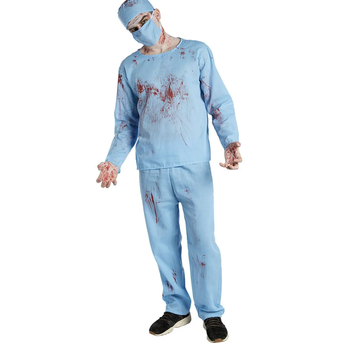 Déguisement adulte chirurgien Halloween taille S-Gifi New