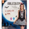 Déguisement adulte femme arlequin avec serre-tête Taille L-Gifi Sale