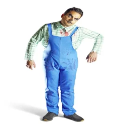 Déguisement adulte fermier assassin chemise et salopette taille unique-Gifi Online