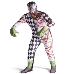Déguisement adulte Halloween monstre clown combinaison - Taille unique-Gifi