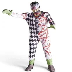 Déguisement adulte Halloween monstre clown combinaison - Taille unique-Gifi