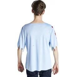 Déguisement adulte Halloween policier tshirt et masque - Taille M/L-Gifi Hot