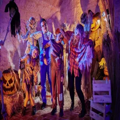 Déguisement adulte Halloween épouvantail poncho - Taille unique-Gifi Hot