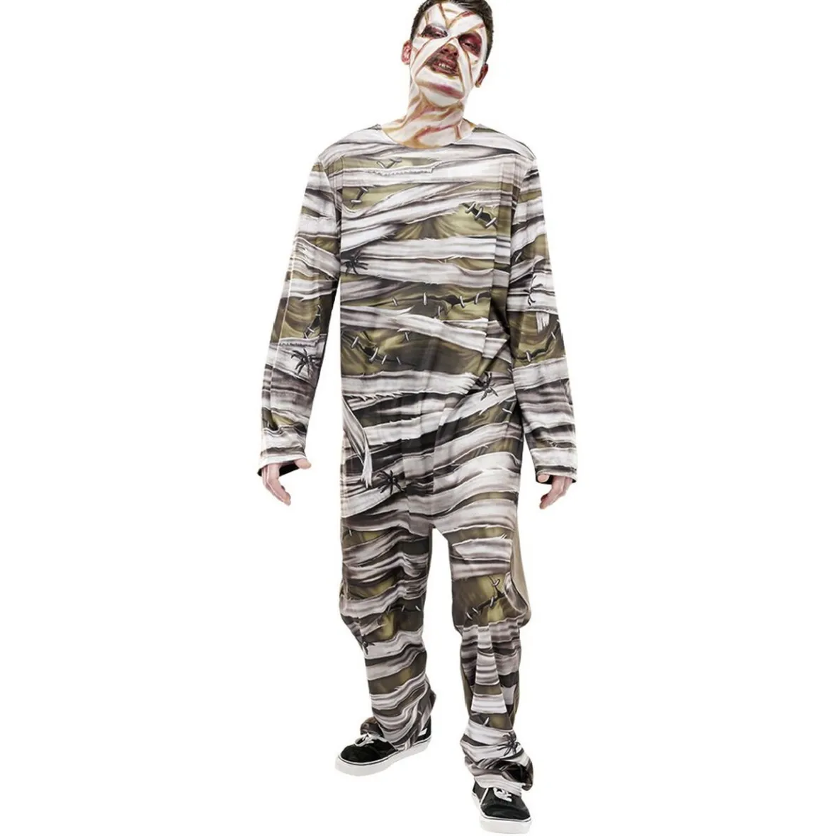 Déguisement adulte momie déchirée Halloween-Gifi Online
