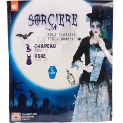 Déguisement adulte sorcière d'époque-Gifi Discount