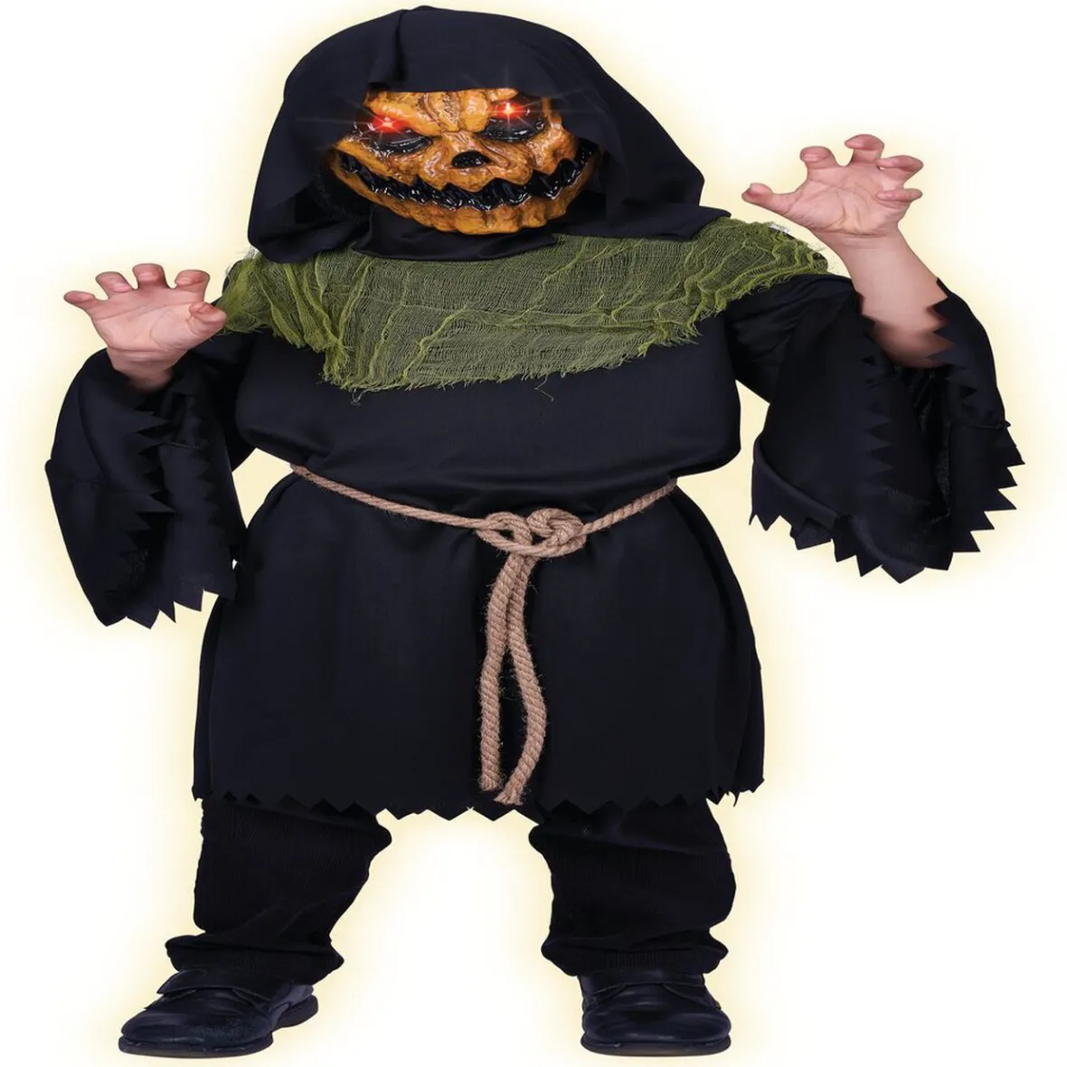 Déguisement citrouille démoniaque lumineux et sonore 11/14 ans-Gifi Sale