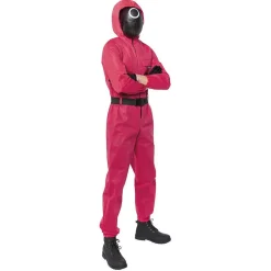 Déguisement combinaison Squid Game rouge Taille M-Gifi Sale