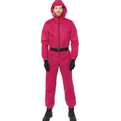 Déguisement combinaison Squid Game rouge Taille M-Gifi Sale