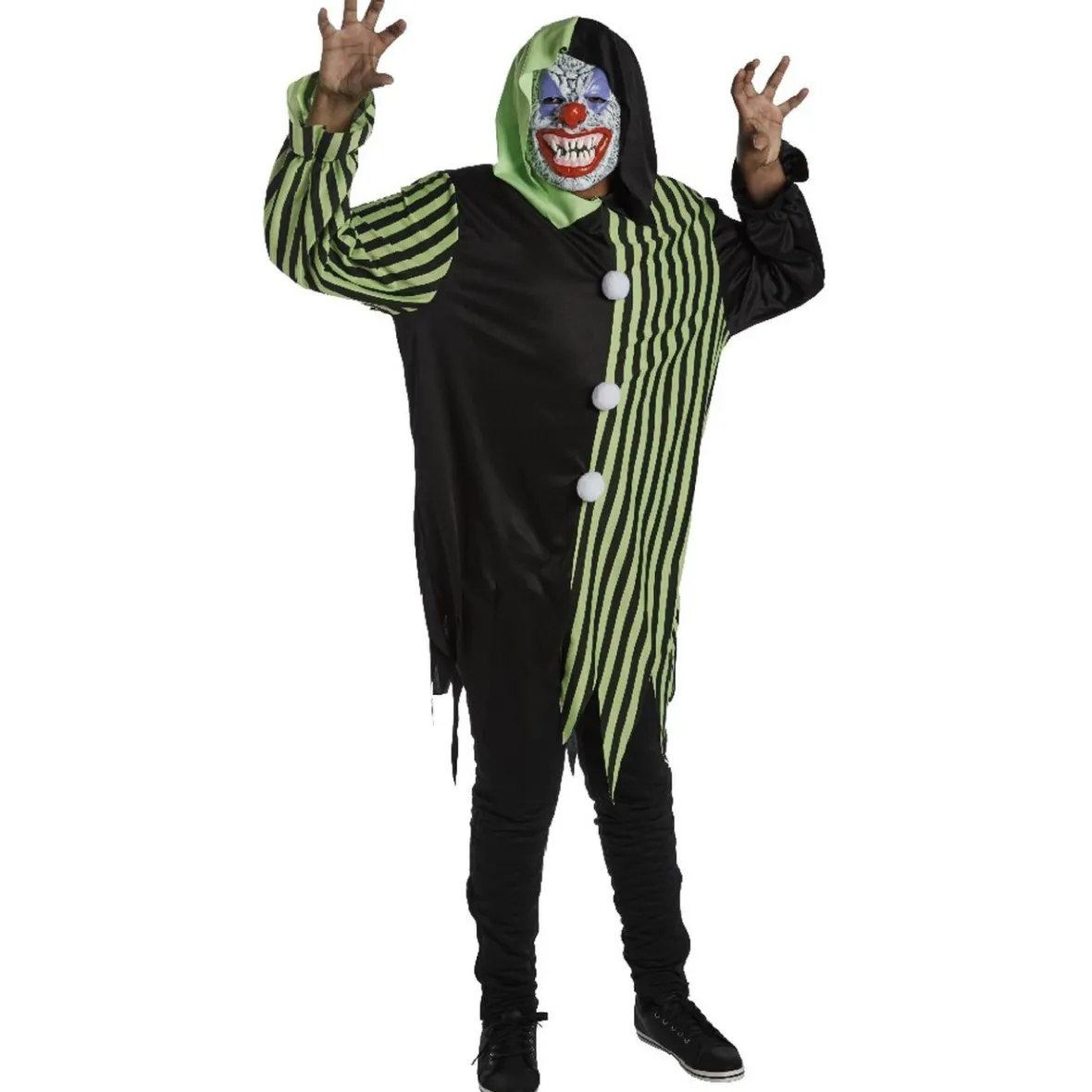 Déguisement enfant Clown horreur masque Halloween 11/14 ans-Gifi New