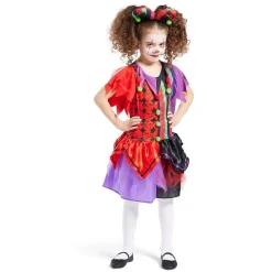 Déguisement enfant clown serre-tête et robe 7/10 ans-Gifi Discount