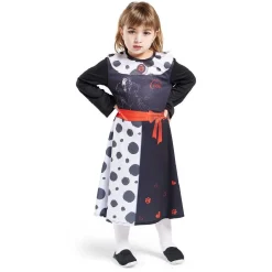 Déguisement enfant Cruella robe 5/6 ans-Gifi Discount