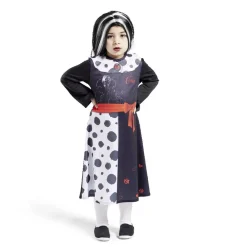 Déguisement enfant Cruella robe 5/6 ans-Gifi Discount